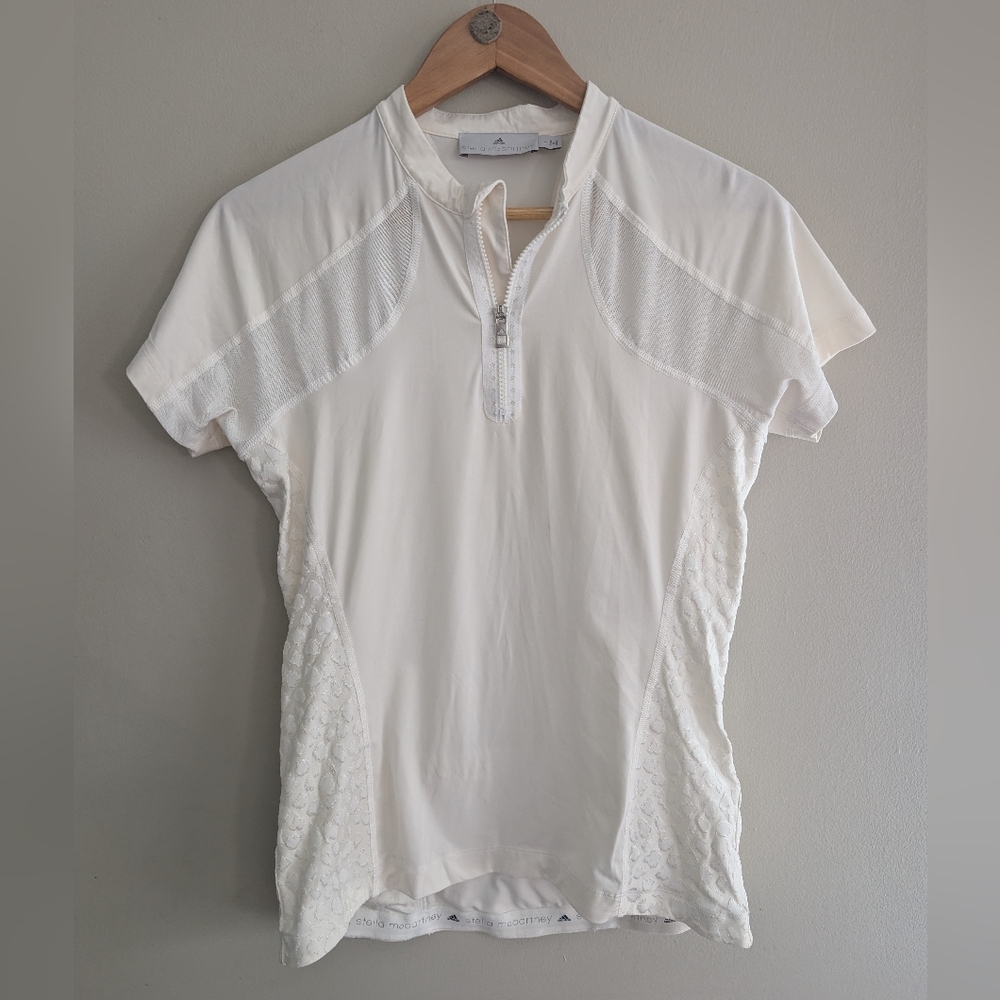 Stella McCartney x Adidas White Athletic Shirt Size L